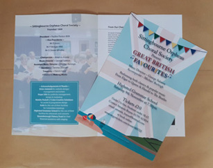 poster & programme design sample